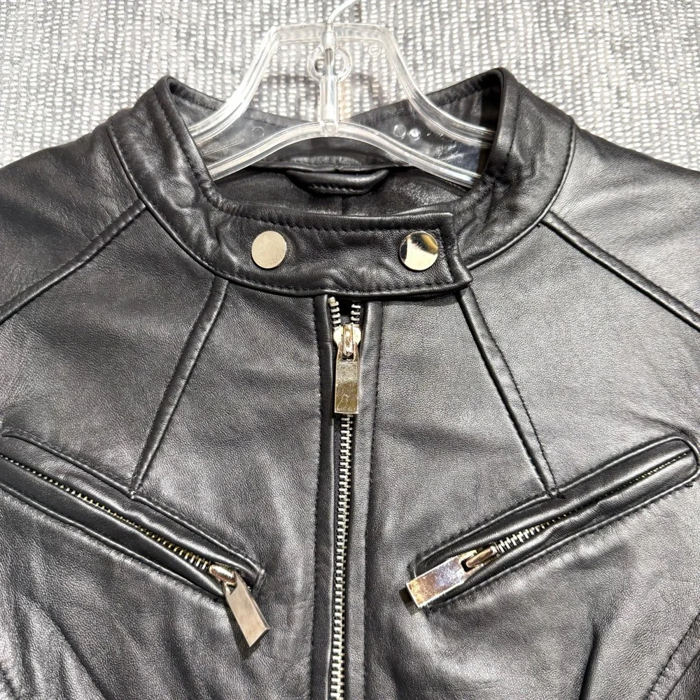Arden B Moto Leather Jacket - Picture 5 of 16